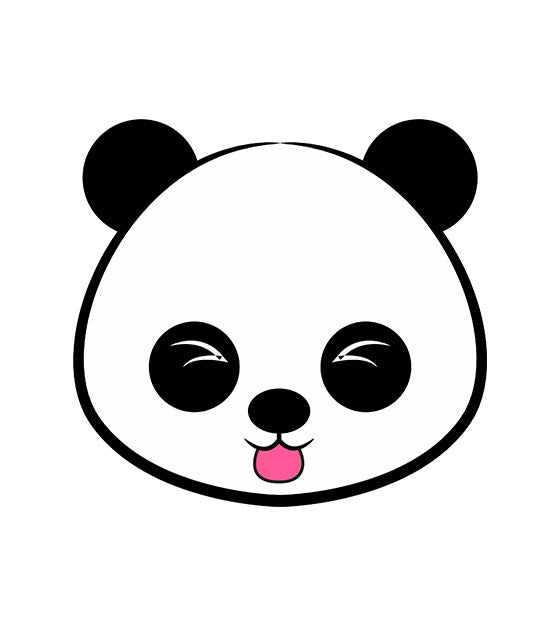 Panda Face Vector Design – Animal