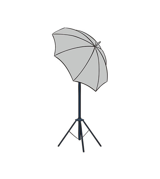 Photo Umbrella Vector Art