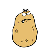 Angry Potato Vector