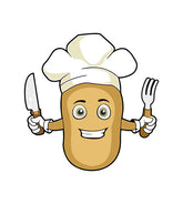 Chef Potato Vector