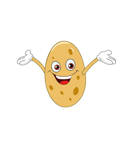 Happy Potato Vector