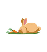 Cute Bunny Graphic Image Vector Art