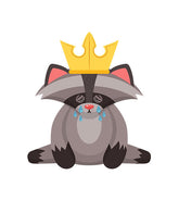 Crying Raccoon Vector