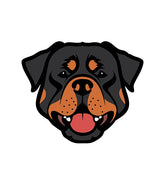 Rottweiler Face Vector