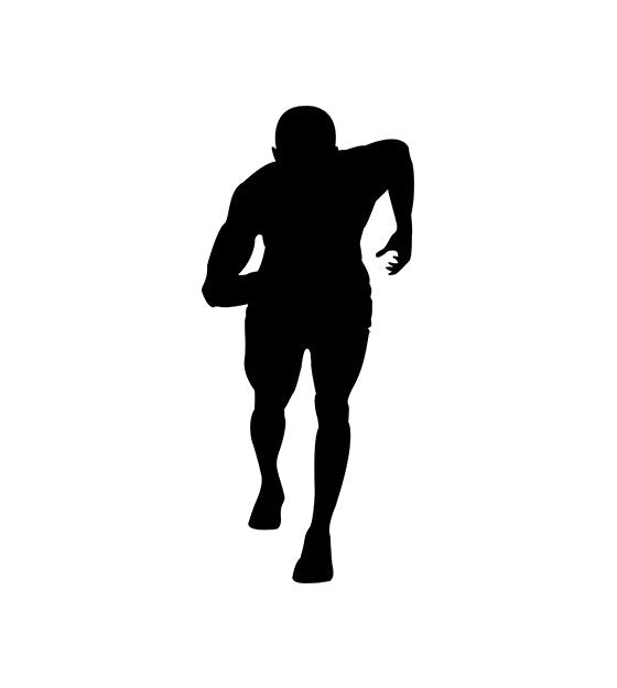 Man Running Silhouette