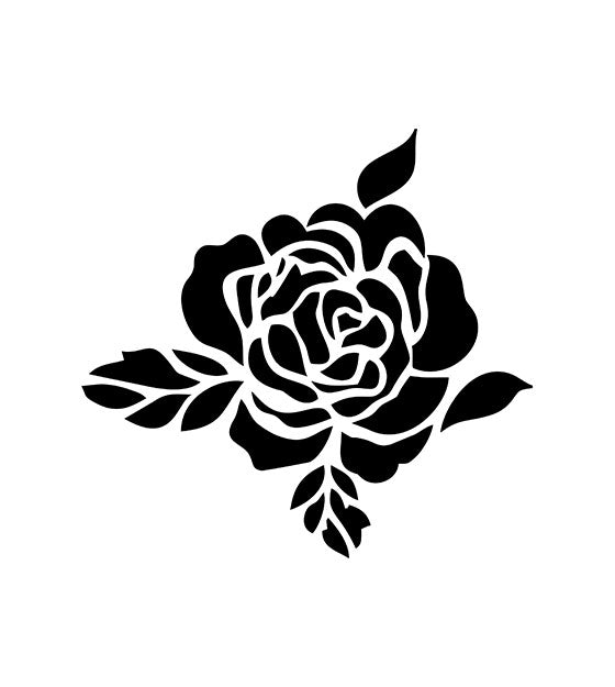Rose Stencil Image