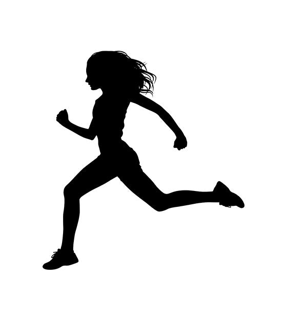 Female Running Silhouette