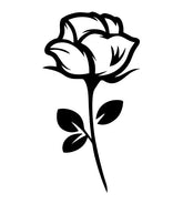 Stencil Rose Design