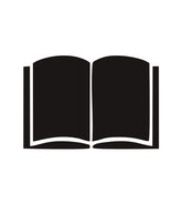 Book Silhouette Art