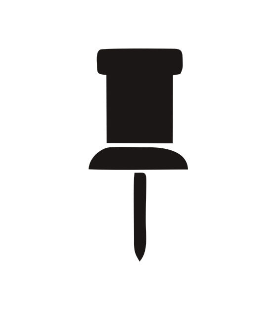 Board Pin Silhouette