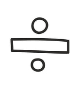 Division Sign Vector
