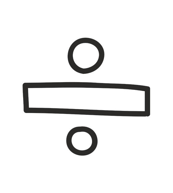 Division Sign Vector