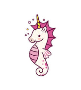 Unicorn Seahorse Vector