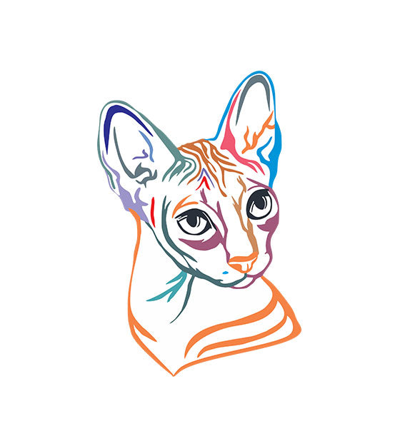 Cute Cat Vector Art