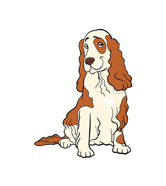 Cocker Spaniel Dog Vector Art