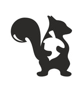 Squirrel Stencil
