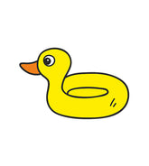 Swim Ring Duck Vector