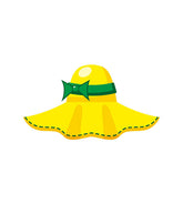 Beach Hat Vector