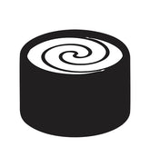 Sushi Roll Silhouette Art