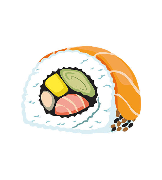 Sushi Roll Vector