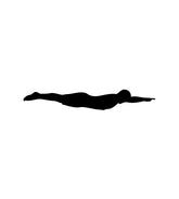 Swimmer Man Silhouette