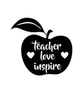 Teacher Love Inspire Stencil