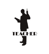 Teacher Silhouette Art