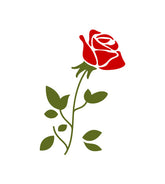 Leaf and Rose Vector