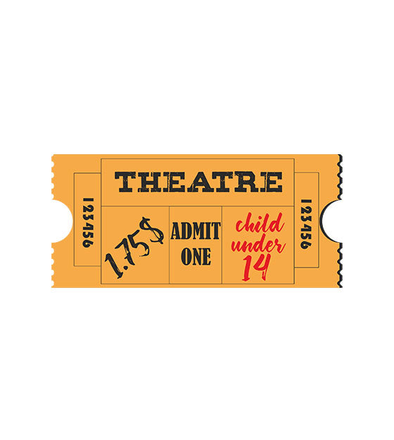 Theater Ticket Vector