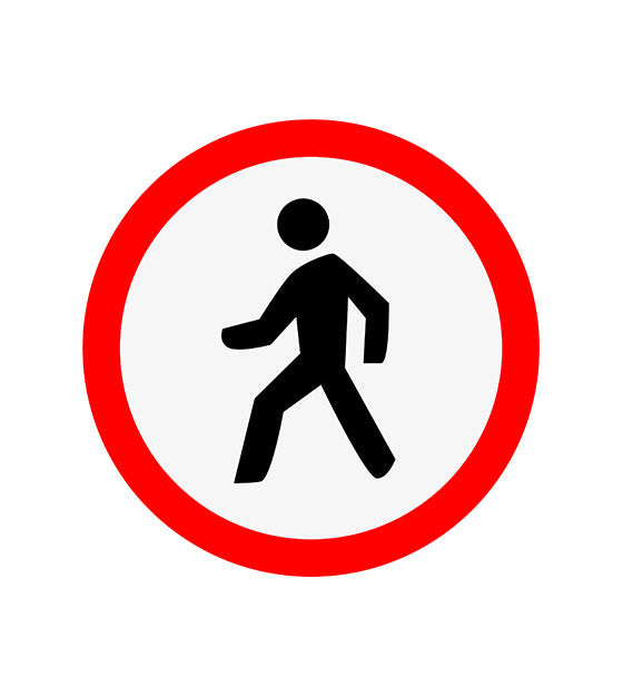 Walking Sign Vector