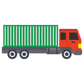 Trailer Truck Vector Art