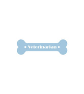 Artistic Veterinarian Imprinted Bone Vector Art