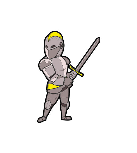 Brave and Honorable Knight Warrior Vector Art