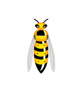 Elegant and Lovely Sand Wasp Vector Art