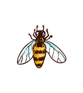 Fascinating Hand Drawn Wasp Vector