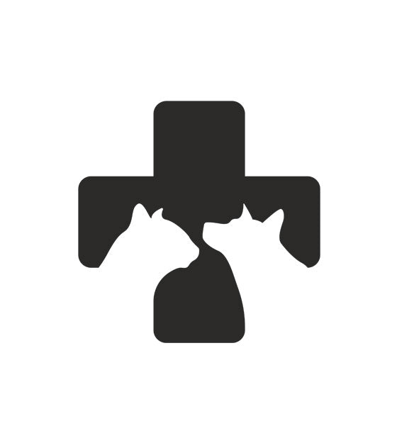Veterinary Sign Cat and Dog Silhouette Art