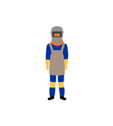 Complete Welding Attire Welder Vector Art