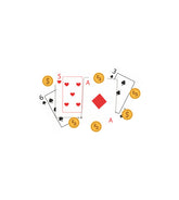 Gambling Cards Vector Art