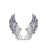 Enamoring Angelic Wings Vector Art