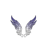 Endearing Baby Angelic Wings Vector Art