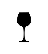 Subtle Wine Glass Silhouette Art
