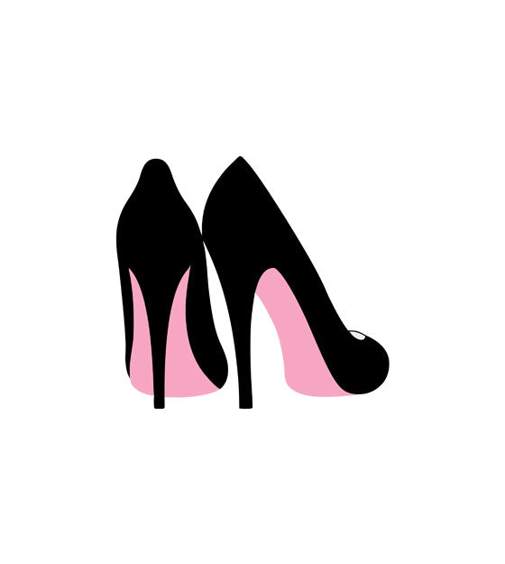 Sterling Pump Heel Shoes Vector Art