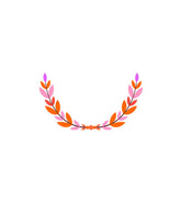 Colorful Greek Head Wreath Vector Art