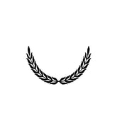 Subtle Head Wreath Silhouette Art