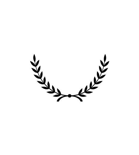 Smooth and Transparent Head Wreath Silhouette Art