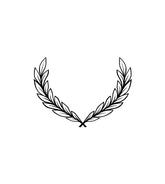 Goddess Nike Head Wreath Silhouette Art