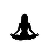 Lotus Yoga Poses Silhouette Art