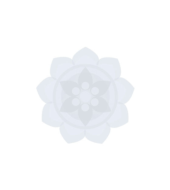 Healing White Chakra Yoga Design Vector Art