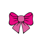 Magenta and Taffy Pink Satin Bow Gift Ribbon Vector Art