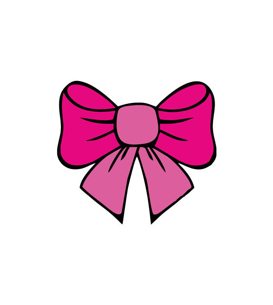 Magenta and Taffy Pink Satin Bow Gift Ribbon Vector Art